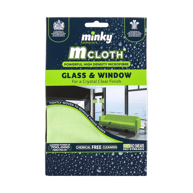 Minky Mcloth glass and window cloth
