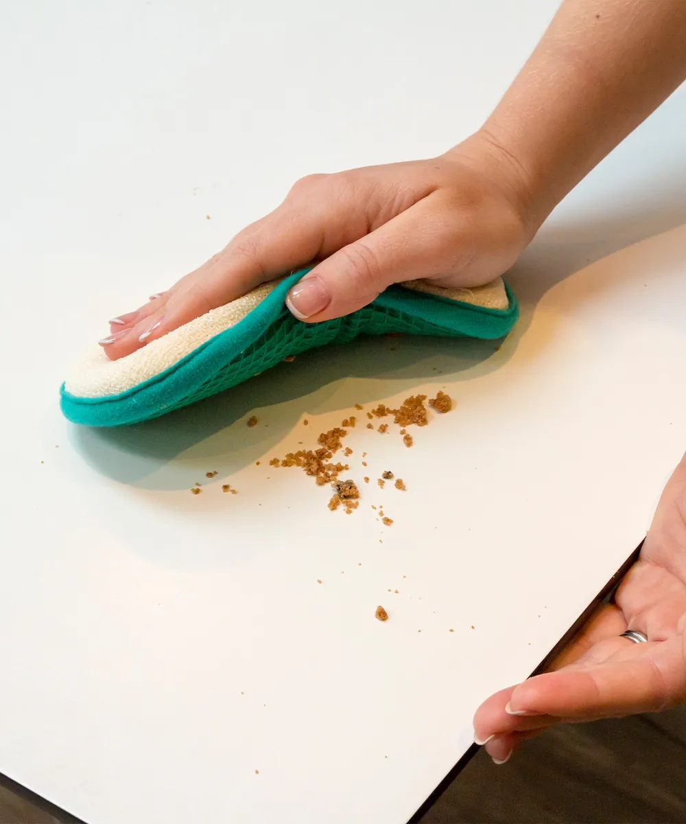 Minky Mcloth microfibre cleaning cloths in use